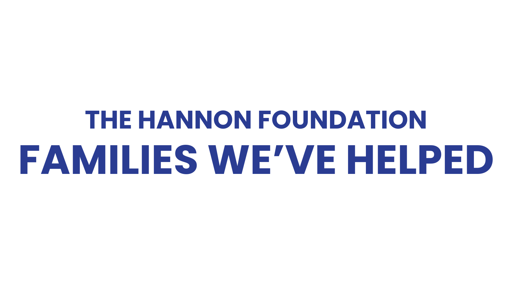 THF - Families We've Helped